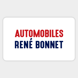 Automobiles René Bonnet - colour print Magnet